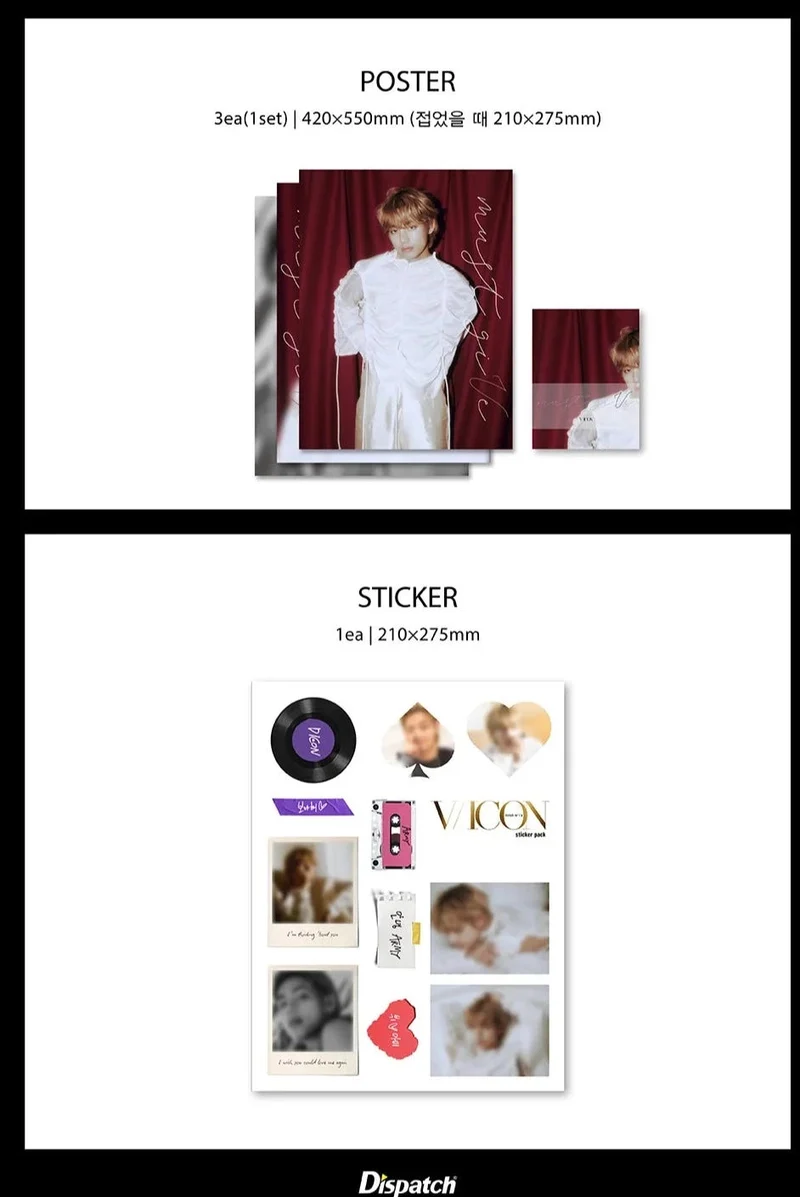 V (BTS) - DICON ISSUE N°16 (V : VICON)