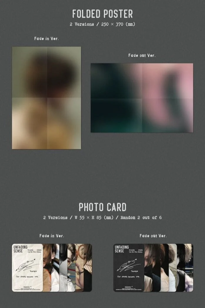 YESUNG - Unfading Sense (The 5th Mini Album) Photobook Ver.