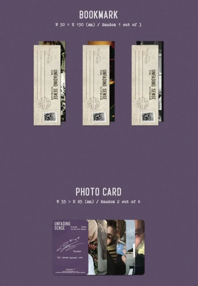YESUNG - Unfading Sense (The 5th Mini Album) Special Ver.