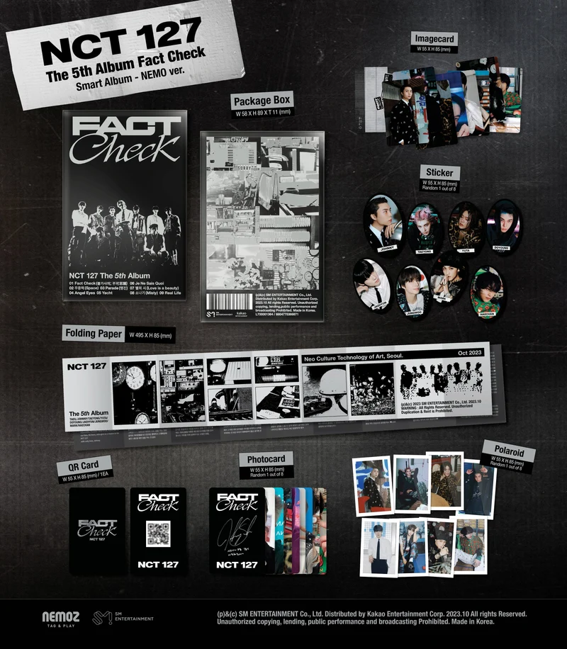 NCT 127 - FACT CHECK (THE 5TH ALBUM) QR VER.
