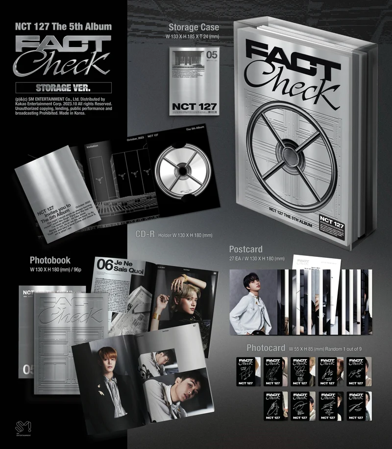 NCT 127 - FACT CHECK (THE 5TH ALBUM) STORAGE VER.