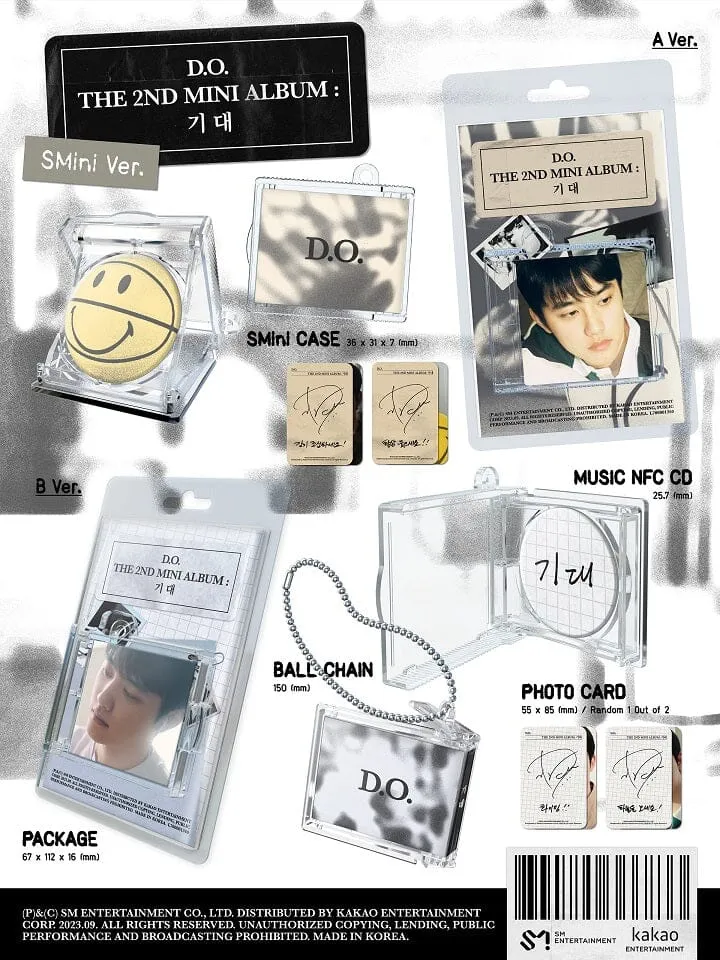 D.O. (EXO) - 기대 ANTICIPATION (2ND MINI ALBUM) SMINI VER.