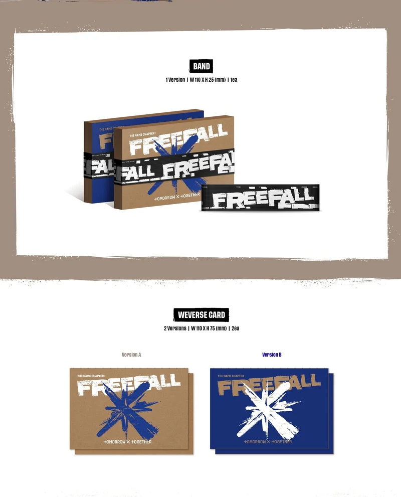 TXT - THE NAME CHAPTER : FREEFALL (WEVERSE ALBUMS VER.)