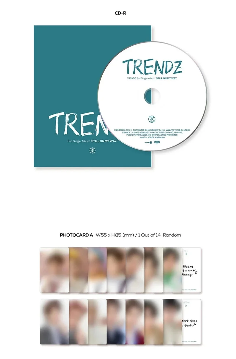 TRENDZ - STILL ON MY WAY (3RD SINGLE ALBUM)