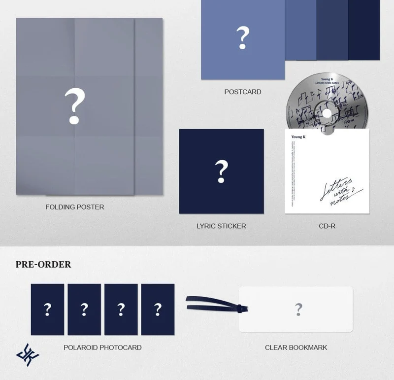Young K (DAY6) - Letters with notes (Digipack Ver.)