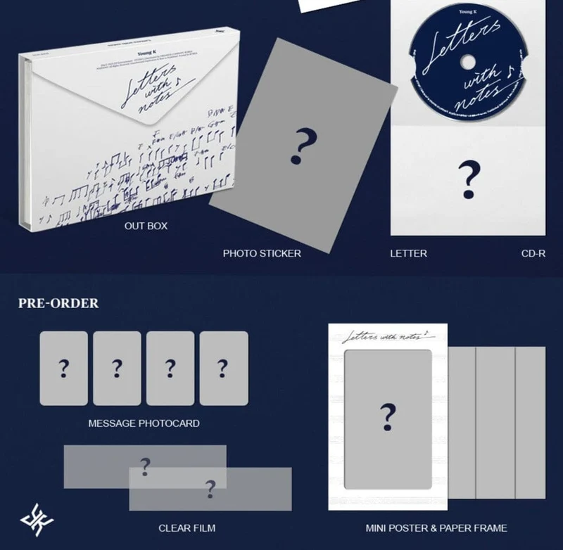Young K (DAY6) - Letters with notes