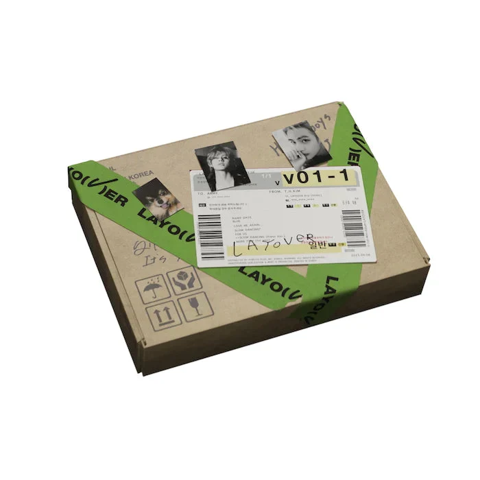 V (BTS) - LAYO(V)ER (1ST SOLO ALBUM) + Weverse Gift