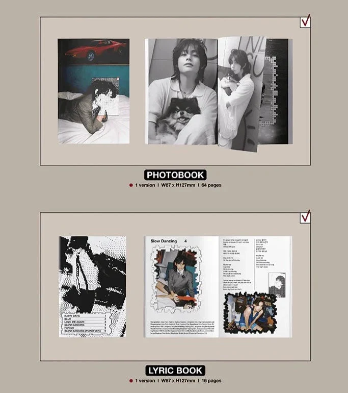 V (BTS) - LAYO(V)ER (1ST SOLO ALBUM) WEVERSE ALBUMS VER.