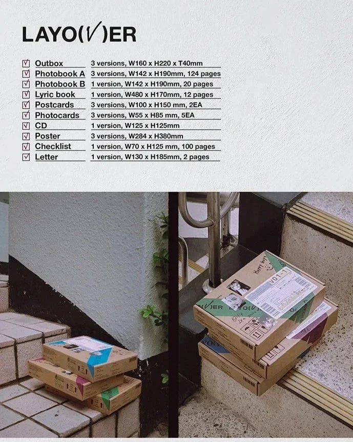 V (BTS) - LAYOVER (1ST SOLO ALBUM)