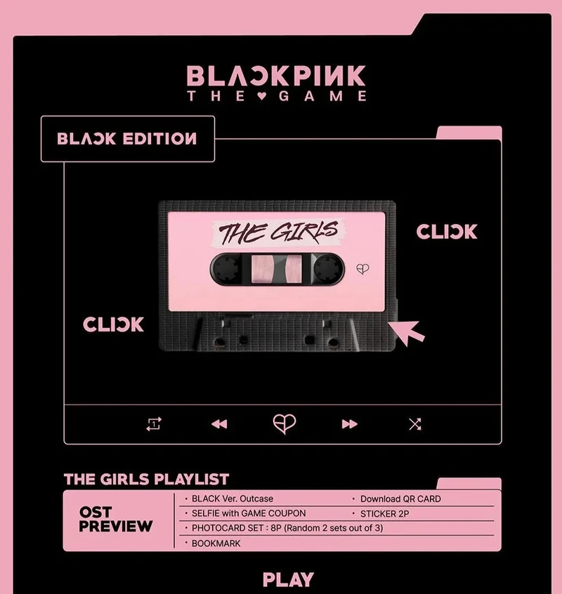BLACKPINK - THE GAME O.S.T (Digital Reve ver.)