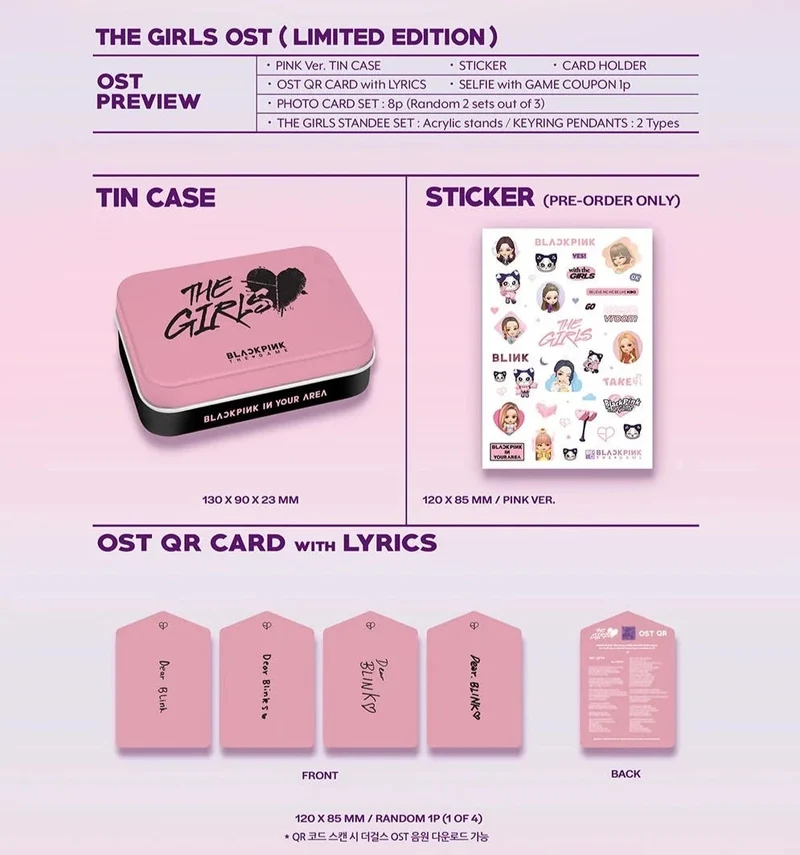 BLACKPINK - THE GAME O.S.T (Limited Stella Edition)