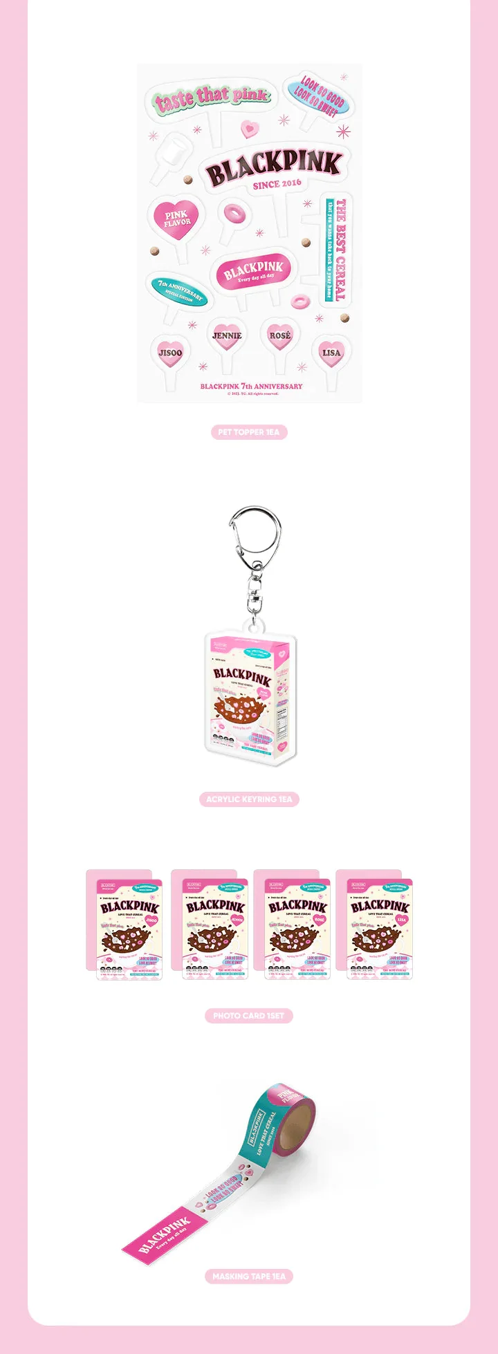 BLACKPINK - 2023 DEBUT ANNIVERSARY CEREAL DECO KIT