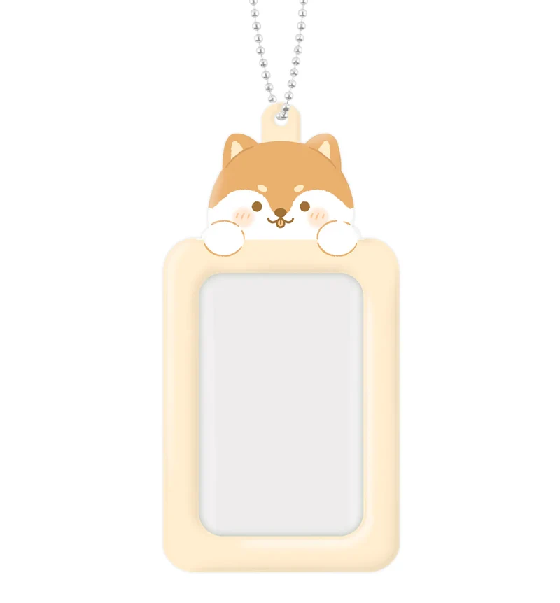 Shiba Inu Photocard Holder Keyring