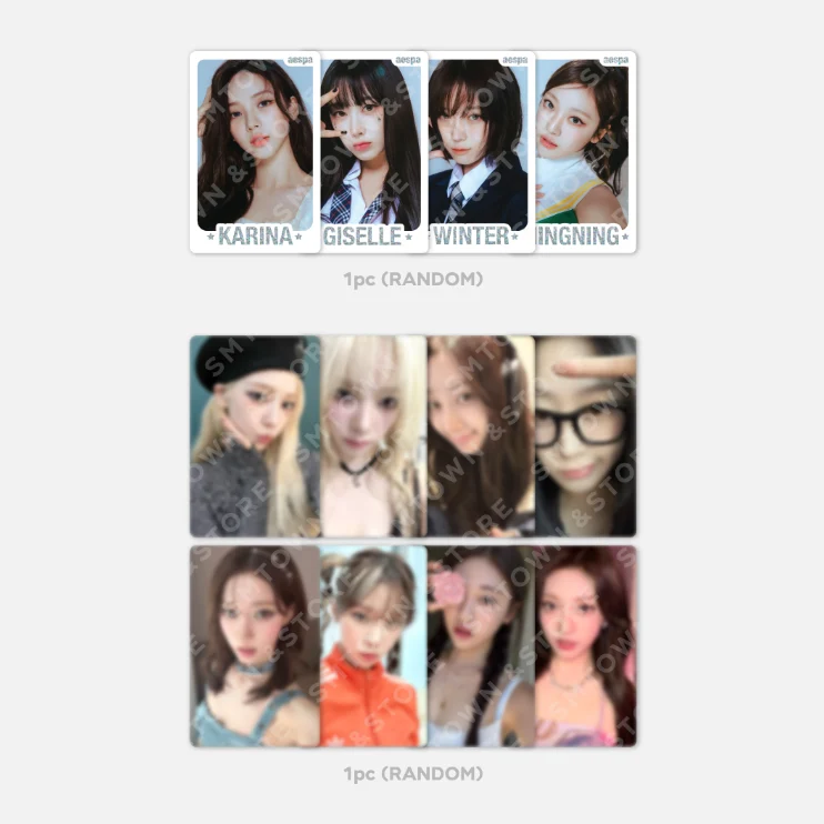 [AESPA] My World : Random Trading Card Set C