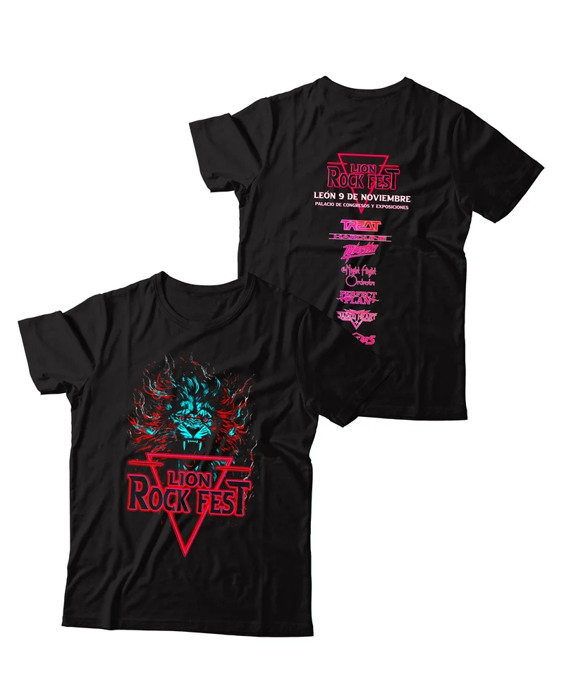 Lion Rock Fest - Camiseta Oficial Lion Rock Fest 2024