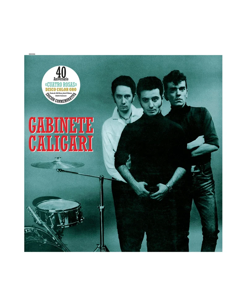 Gabinete Caligari - Mini LP Vinilo Oro "Cuatro rosas" (Edición 40 aniversario)