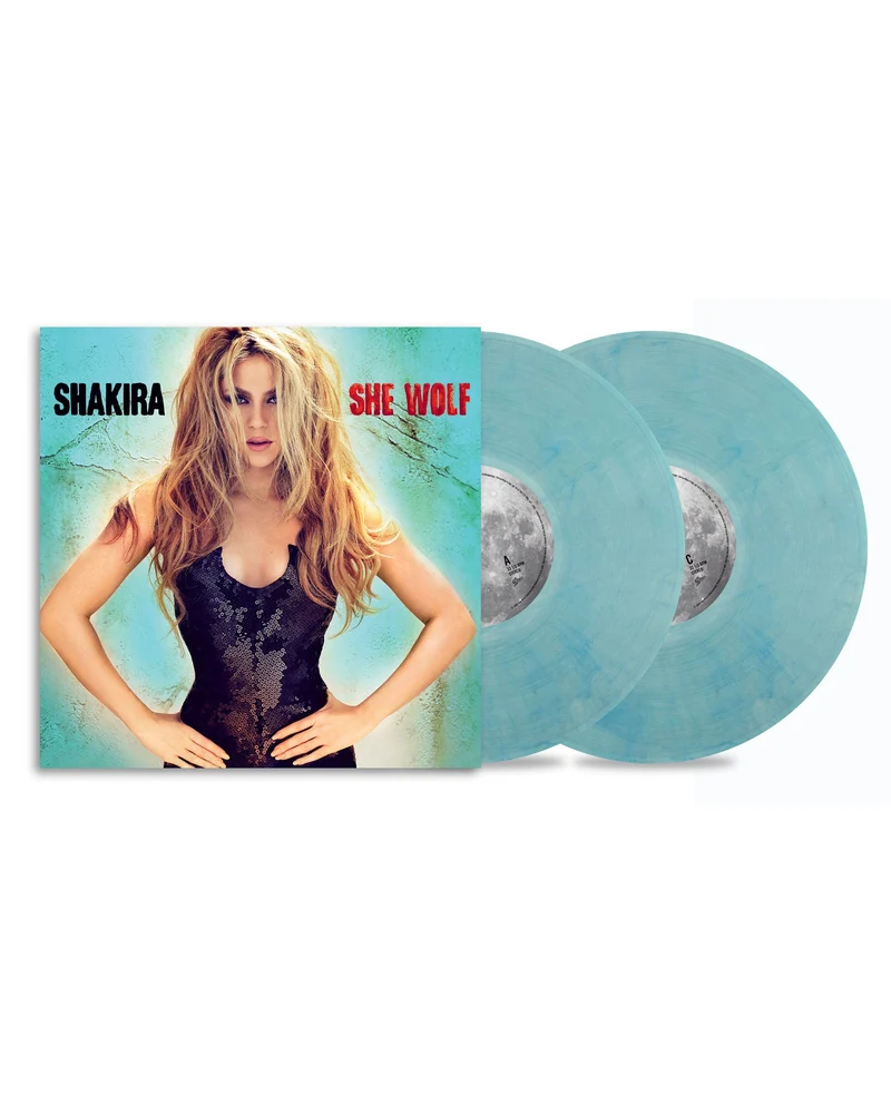 Shakira - 2LP Vinilo Turquesa "She Wolf"