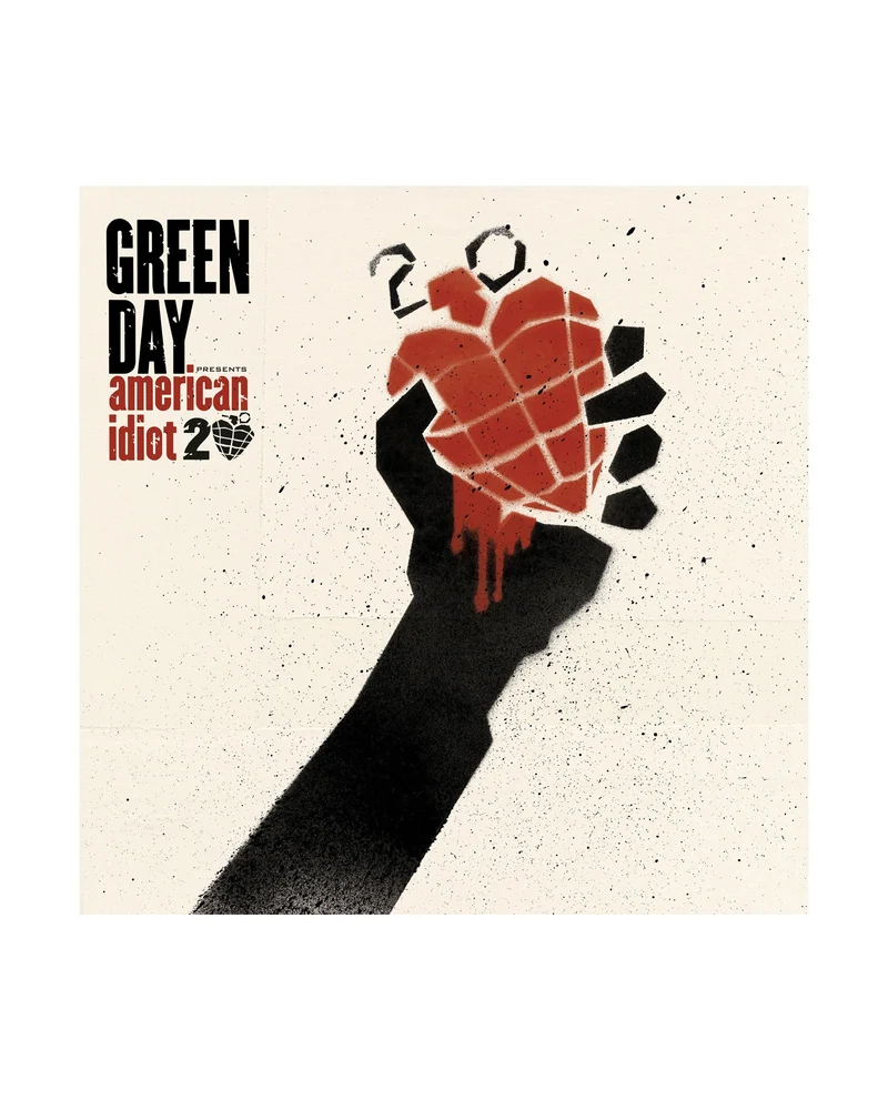 Green Day - 4CD + Blu-Ray Vinilo Rojo Splatter "American Idiot" (20th anniversary Deluxe edition)