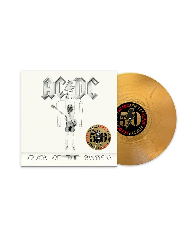 AC/DC - LP Vinilo Dorado "Flick of the Switch" Ed. 50 aniversario