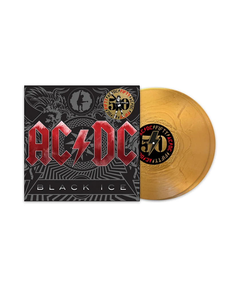 AC/DC - 2LP Vinilo Dorado "Black Ice" Ed. 50 aniversario