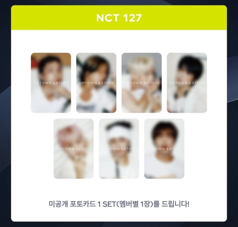 [NCT] NCT 127 : 2025 Seasons' Greetings : POB Photocard Set