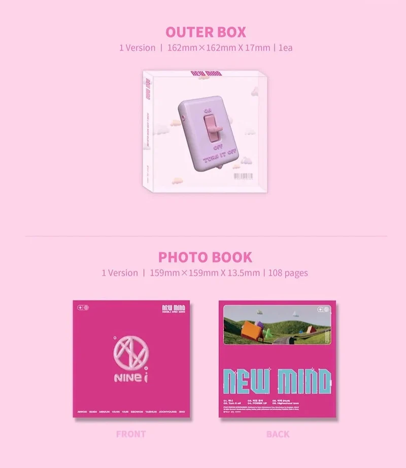 NINE.i - NEW MIND (3RD MINI ALBUM)