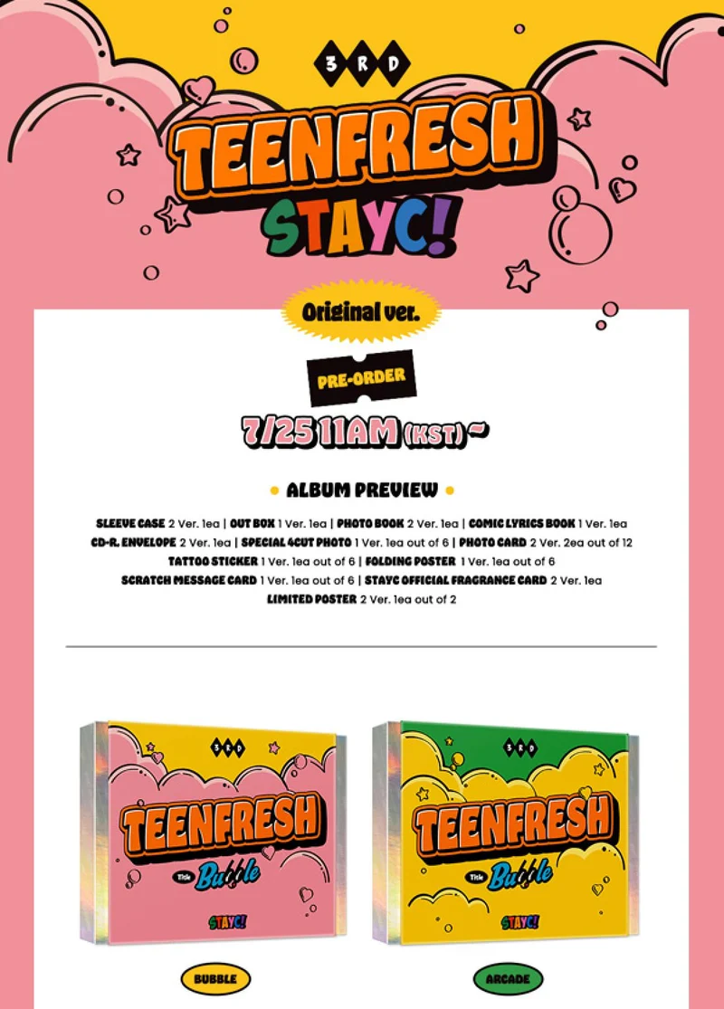 STAYC - TEENFRESH (3rd Mini Album)