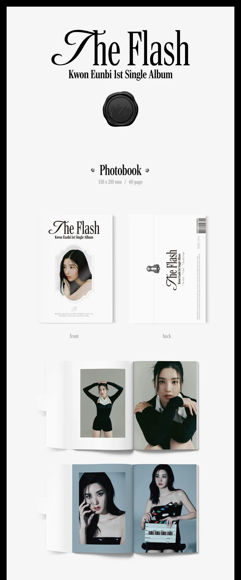 KWON EUN BI - THE FLASH (1ST SINGLE ALBUM)