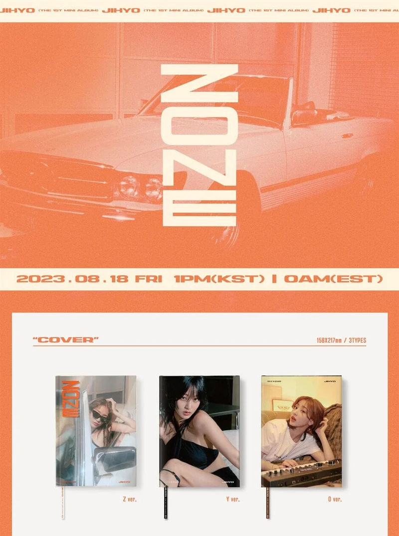 JIHYO (TWICE) - ZONE (1ST MINI ALBUM)