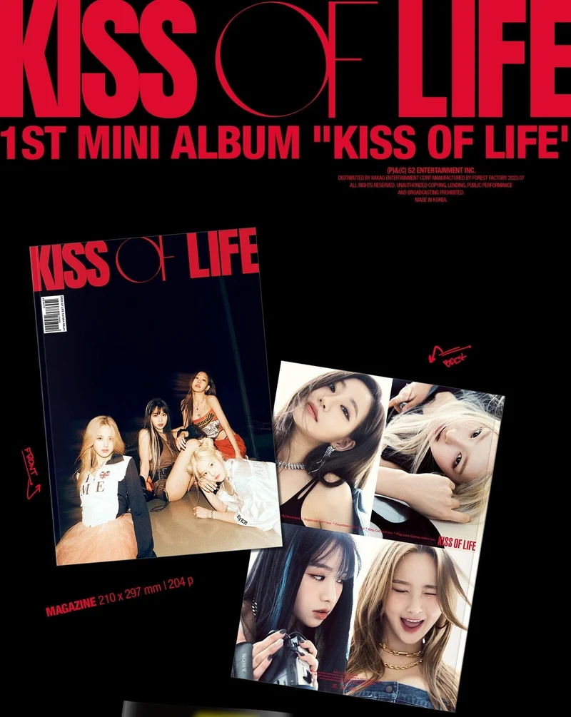 KISS OF LIFE - 1st Mini Album "KISS OF LIFE"