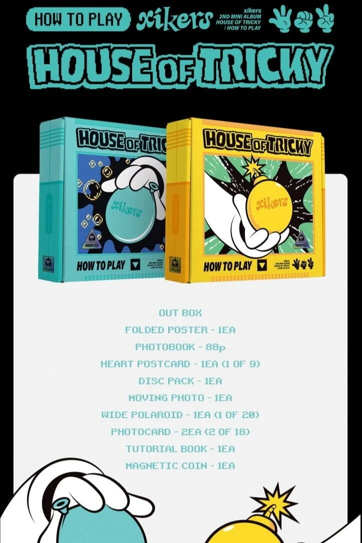 XIKERS - HOUSE OF TRICKY HOW TO PLAY (2ND MINI ALBUM)