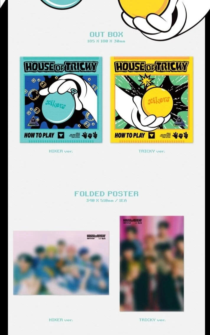 XIKERS - HOUSE OF TRICKY HOW TO PLAY (2ND MINI ALBUM)
