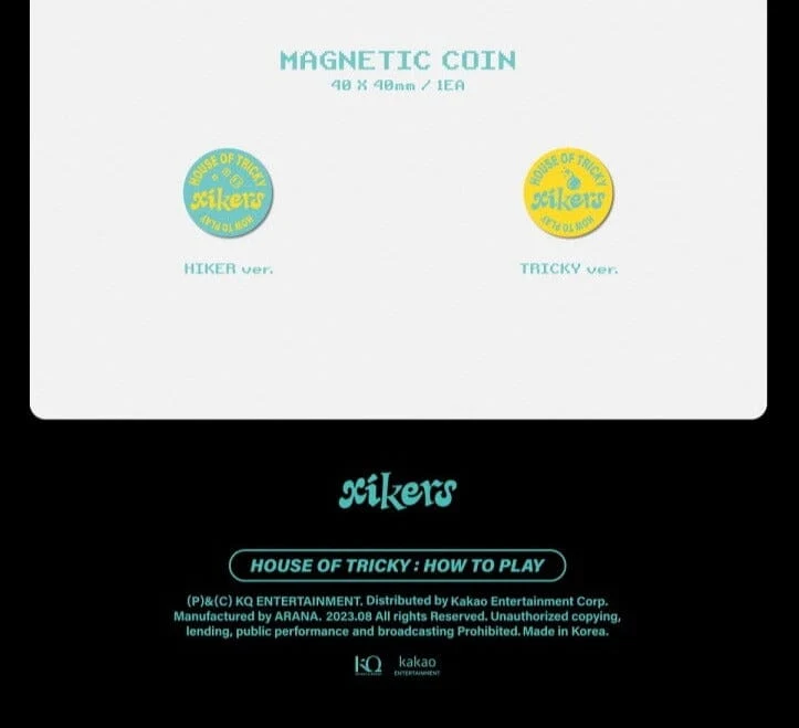 XIKERS - HOUSE OF TRICKY HOW TO PLAY (2ND MINI ALBUM)
