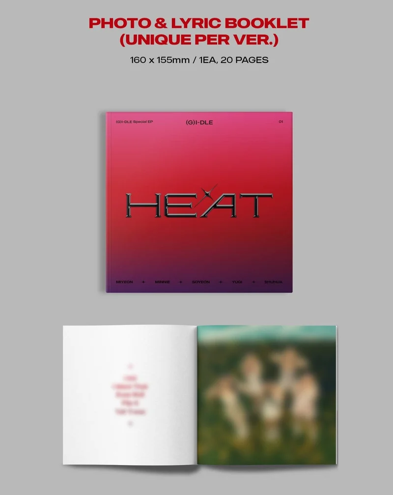 (G)I-DLE - HEAT (SPECIAL ALBUM) DIGIPAK GROUP VER.