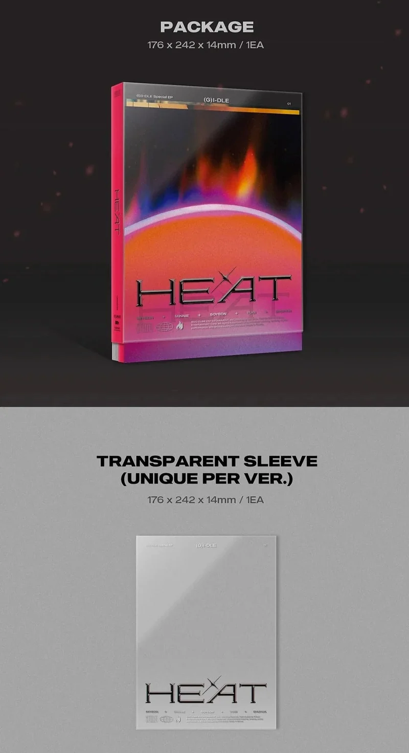 (G)I-DLE - HEAT (SPECIAL ALBUM) SLEEVE VER.
