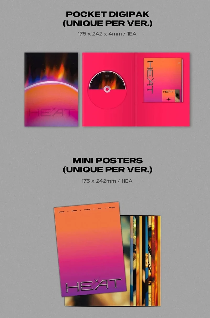 (G)I-DLE - HEAT (SPECIAL ALBUM) SLEEVE VER.