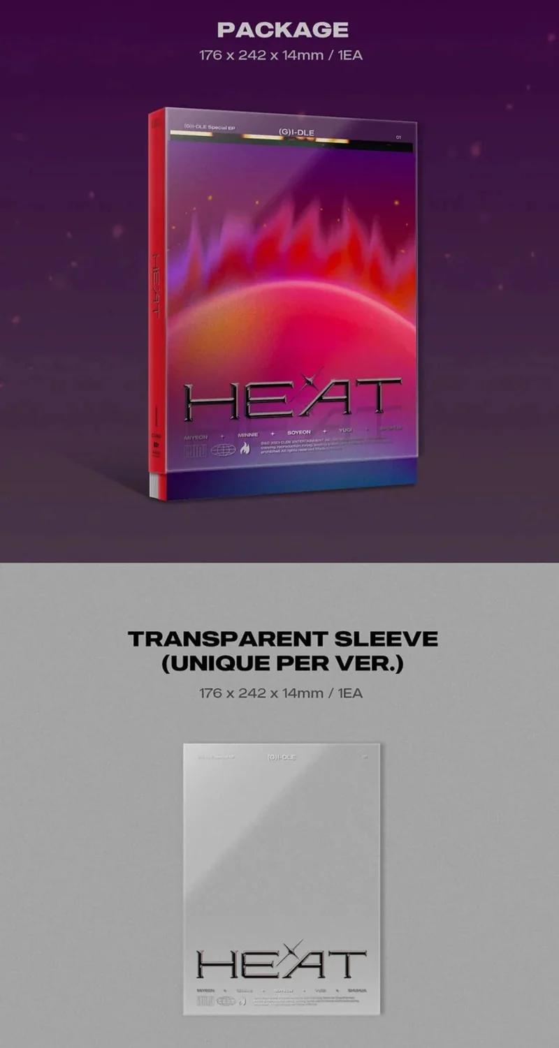(G)I-DLE - HEAT (SPECIAL ALBUM) SLEEVE VER.