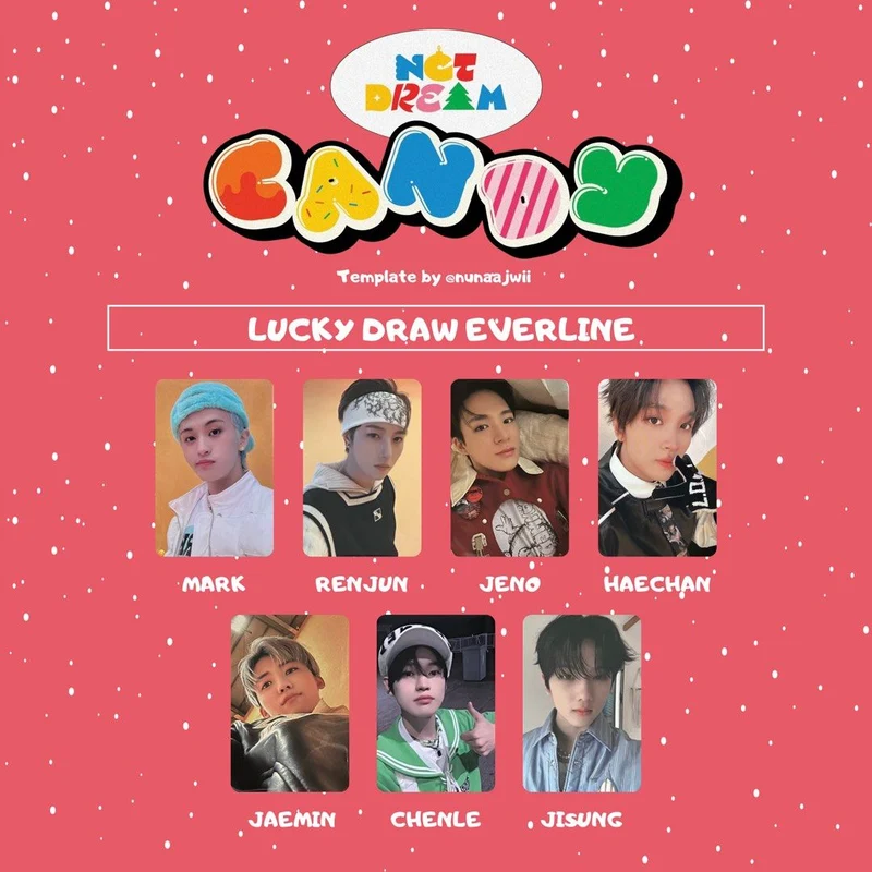 [NCT] NCT Dream : Candy : Online Lucky Draw Event Photocard