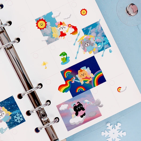 Emoticon Weather Stickers