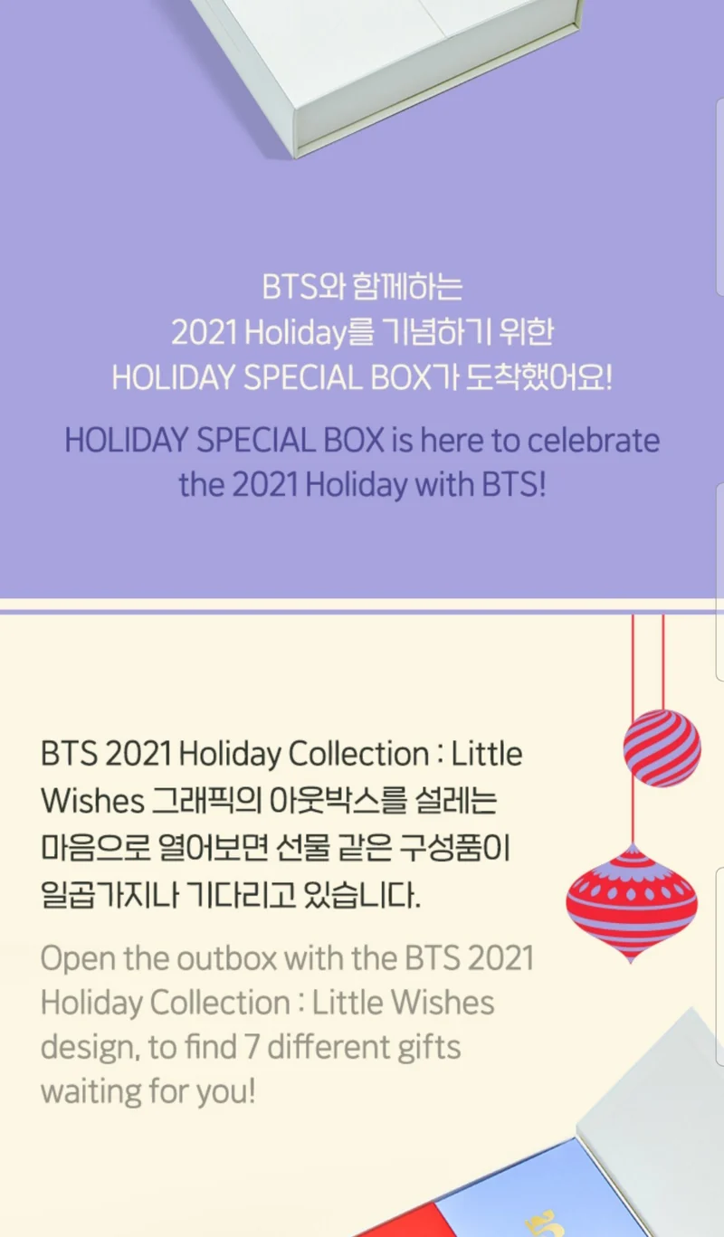 BTS - Holiday Special Box (Little Wishes)