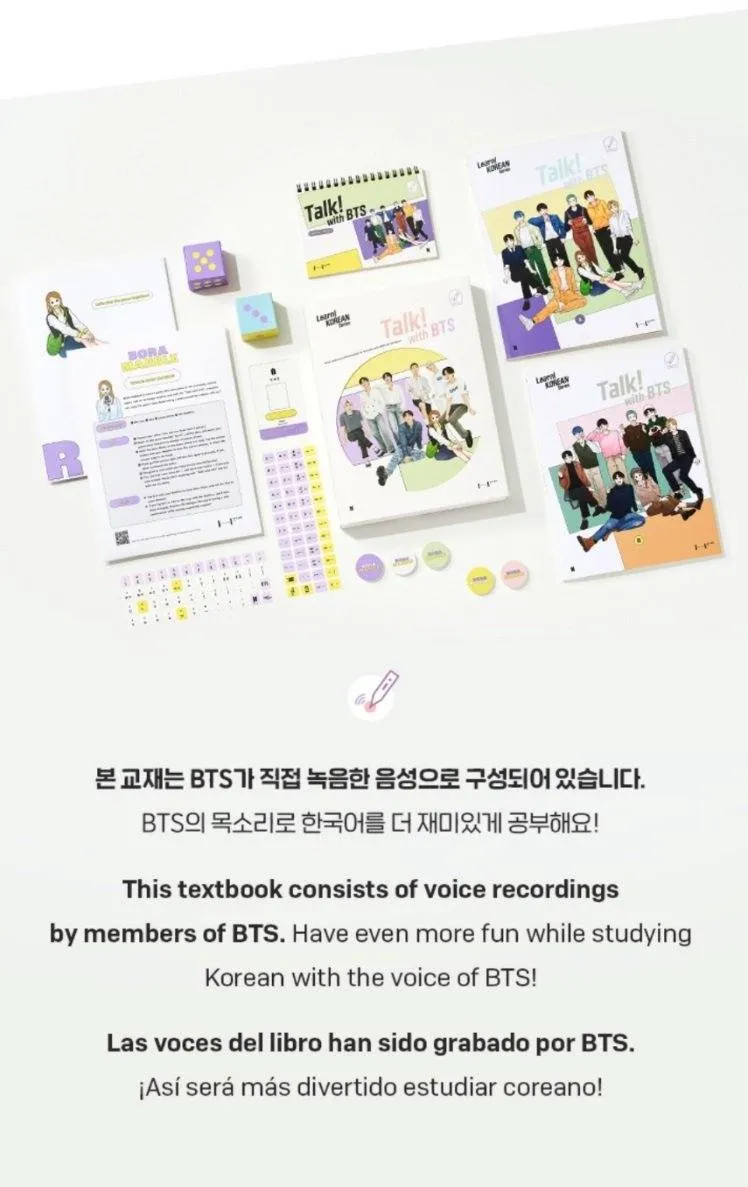 BTS - TALK WITH BTS (LEARN KOREAN SERIES)