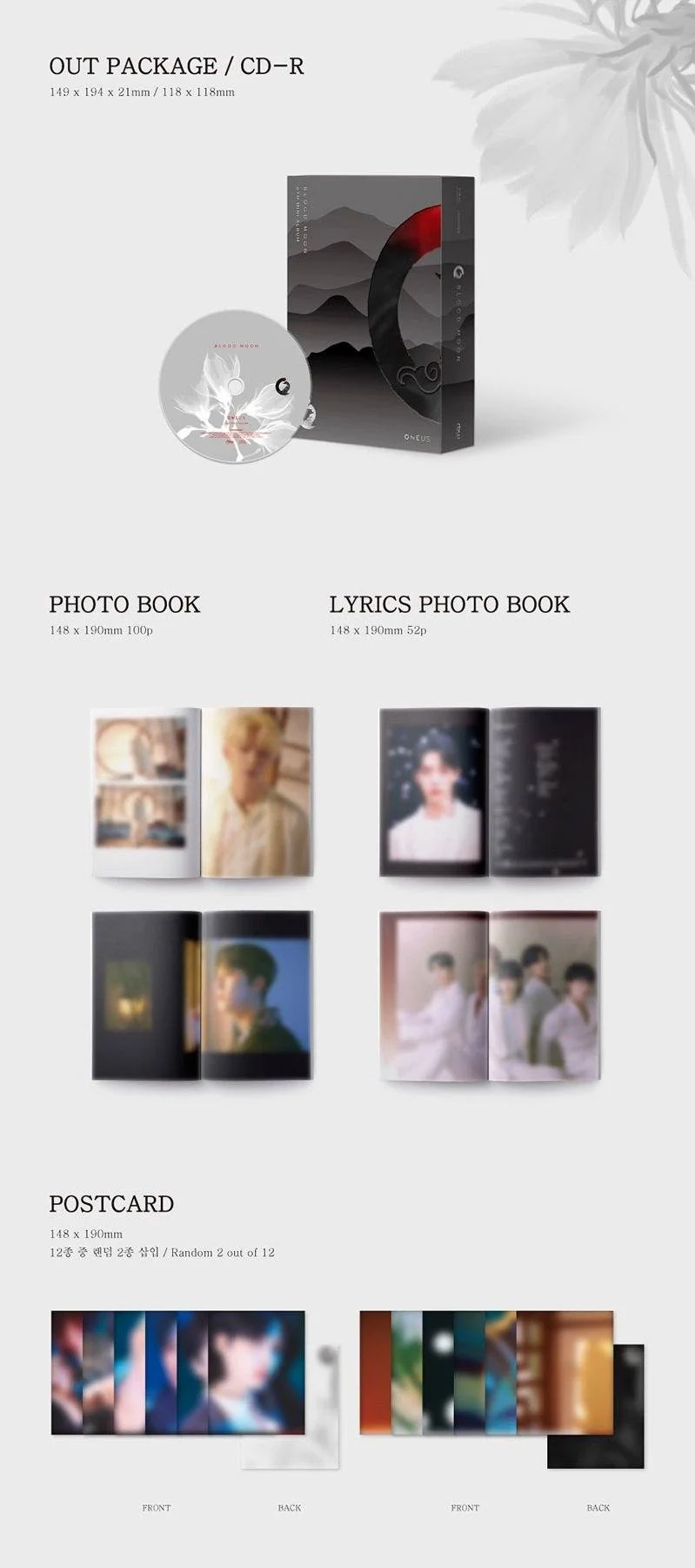 ONEUS - 6th Mini Album Blood Moon