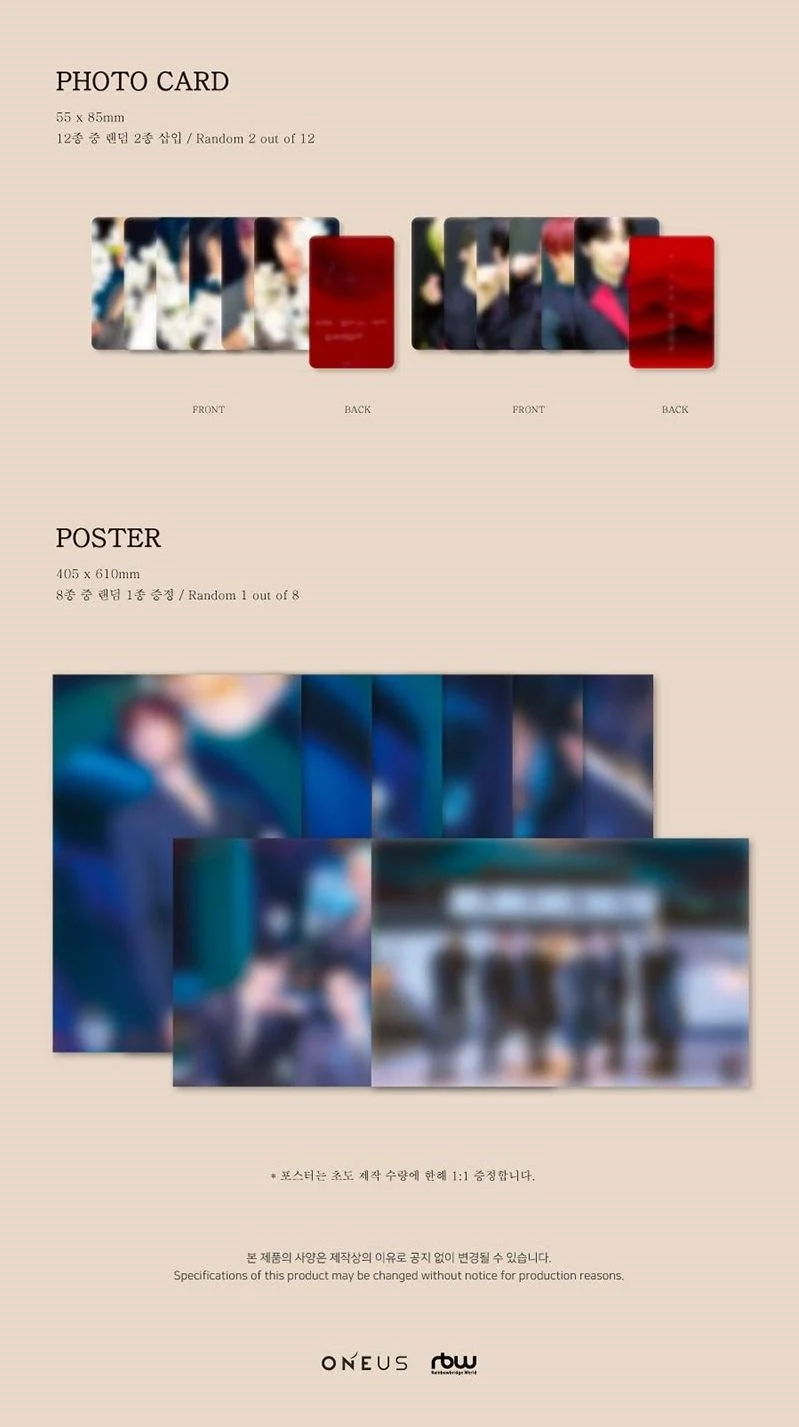 ONEUS - 6th Mini Album Blood Moon