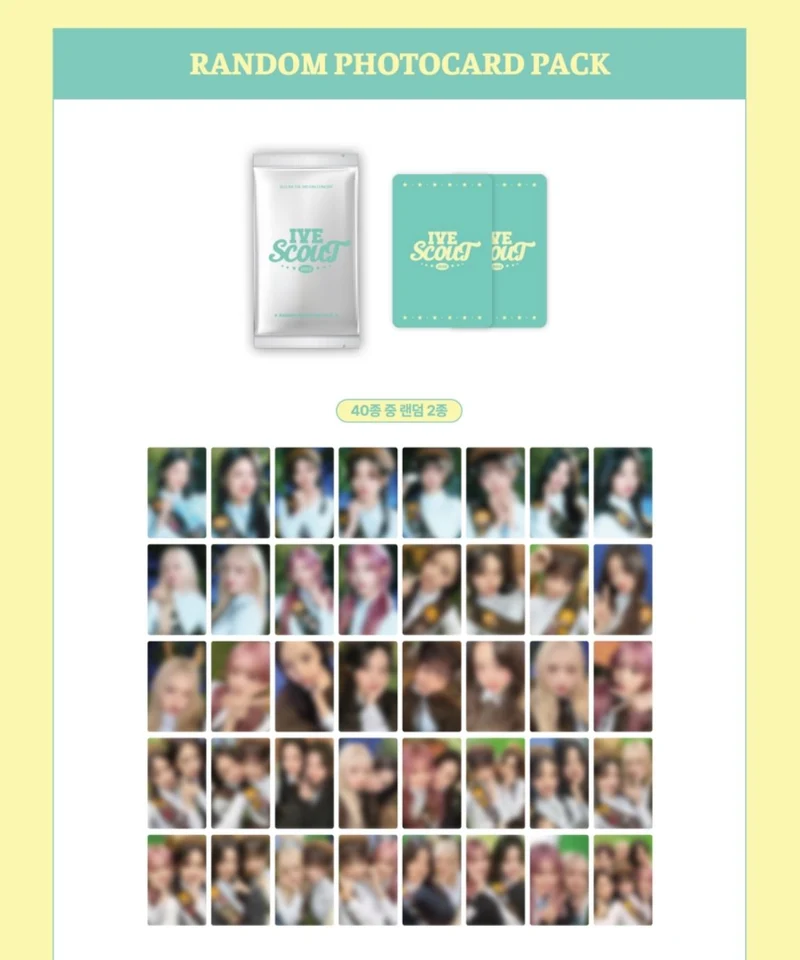 IVE - RANDOM PHOTOCARD PACK (IVE SCOUT 2025 MD)