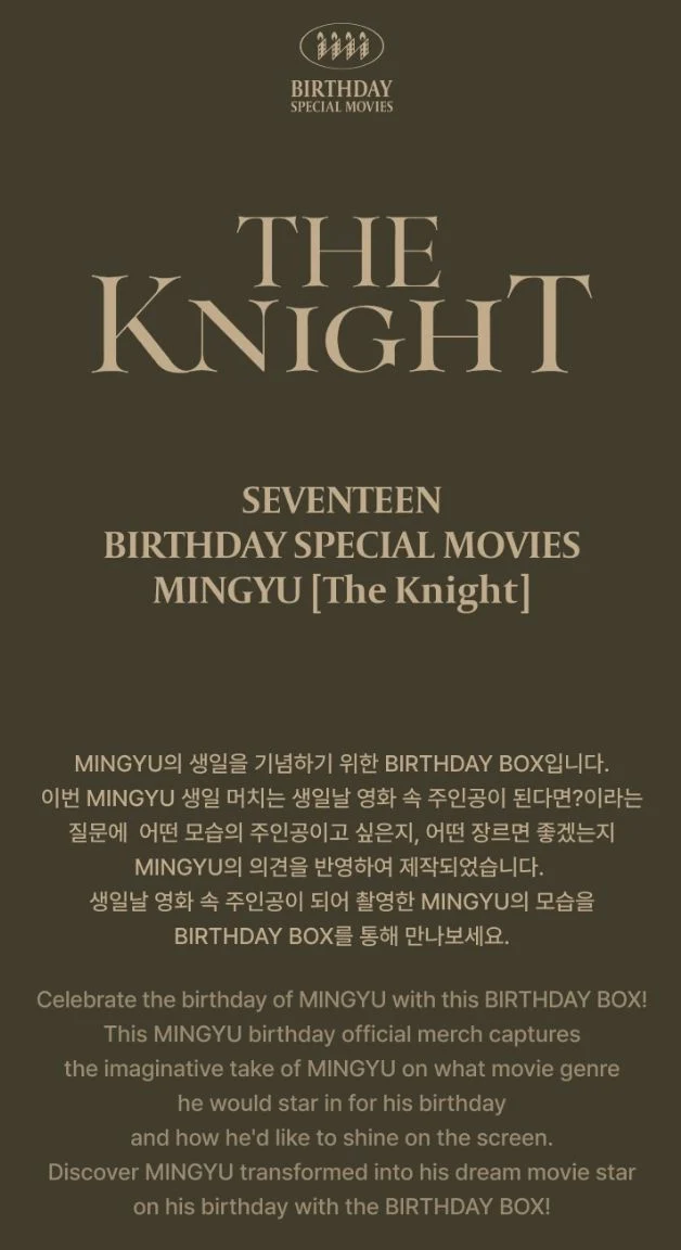 MINGYU (SEVENTEEN) - HAPPY MINGYU DAY BIRTHDAY BOX VER.4