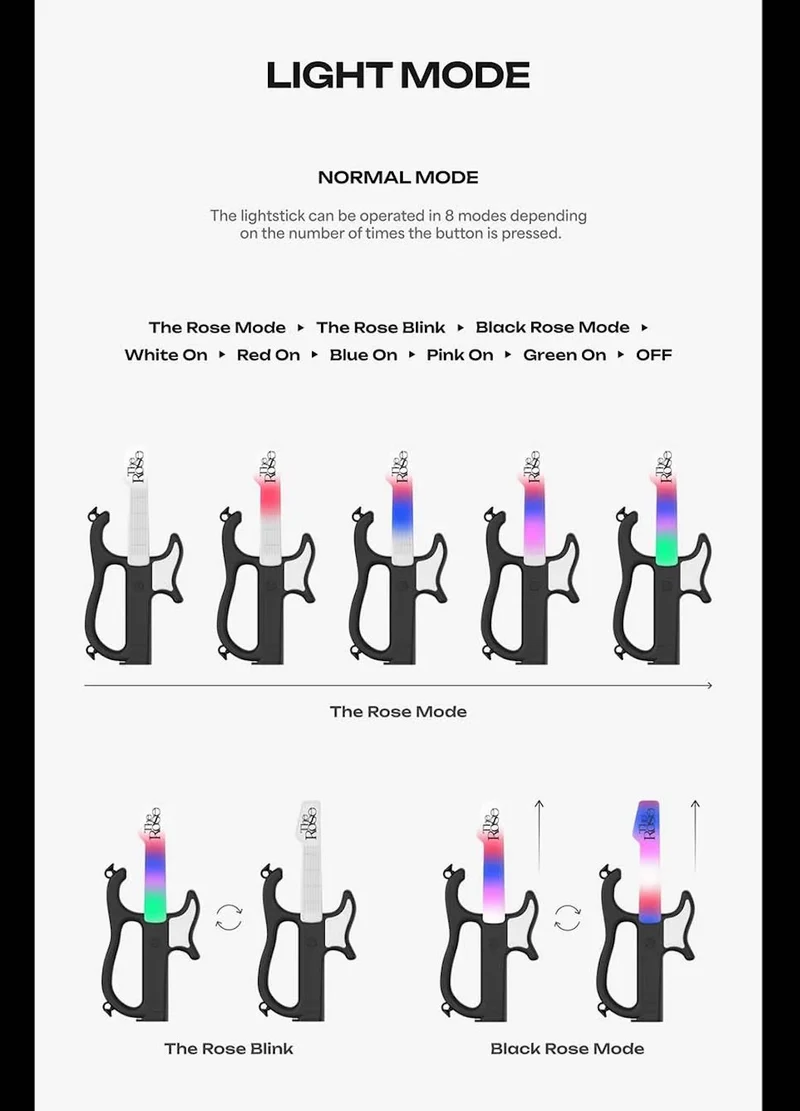 THE ROSE - LIGHT STICK OFICIAL ROSTAR V2