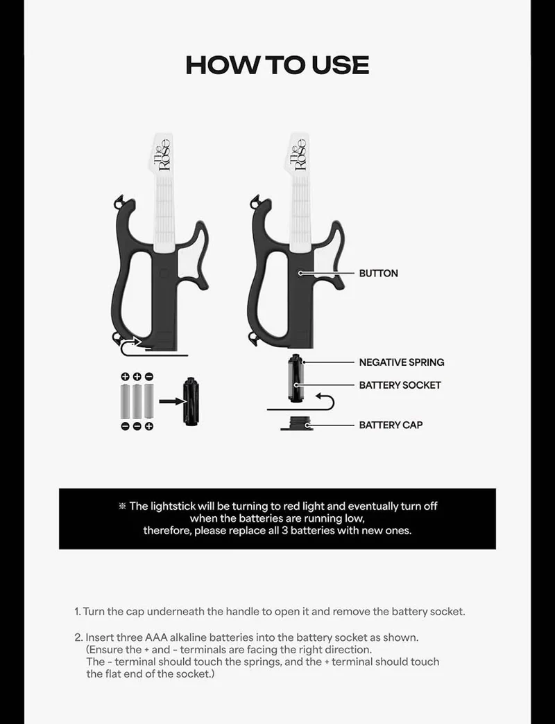 THE ROSE - LIGHT STICK OFICIAL ROSTAR V2