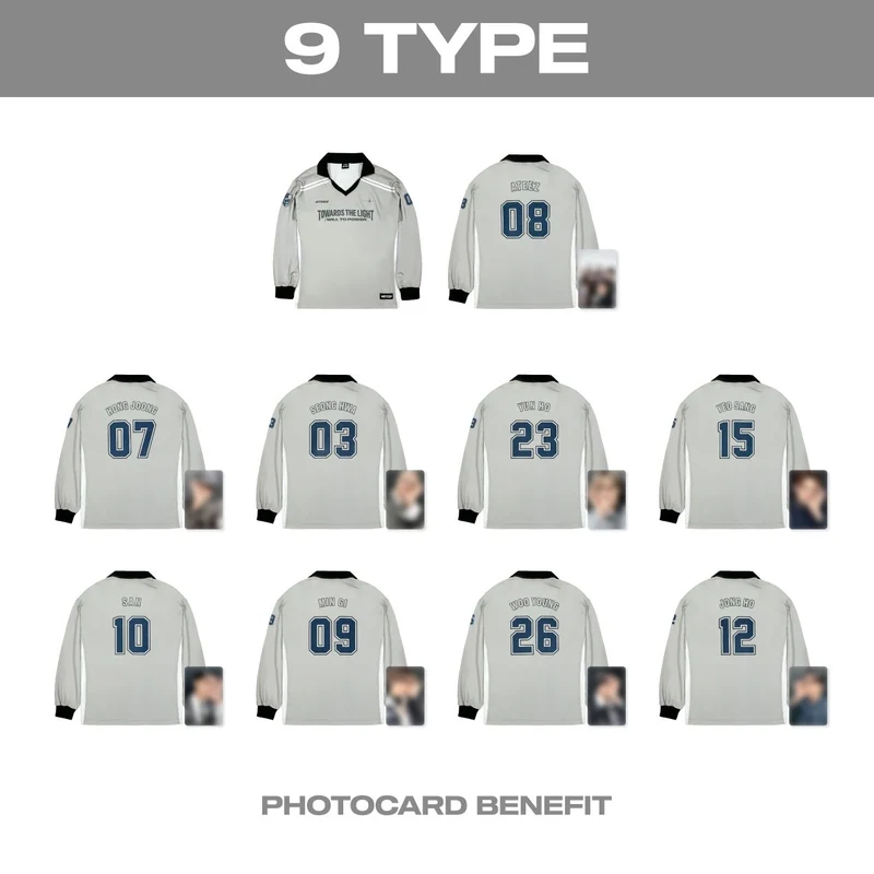 ATEEZ - REPLICA LONG SLEEVE ('2025 ATEEZ WORLD TOUR IN EUROPE' MD)