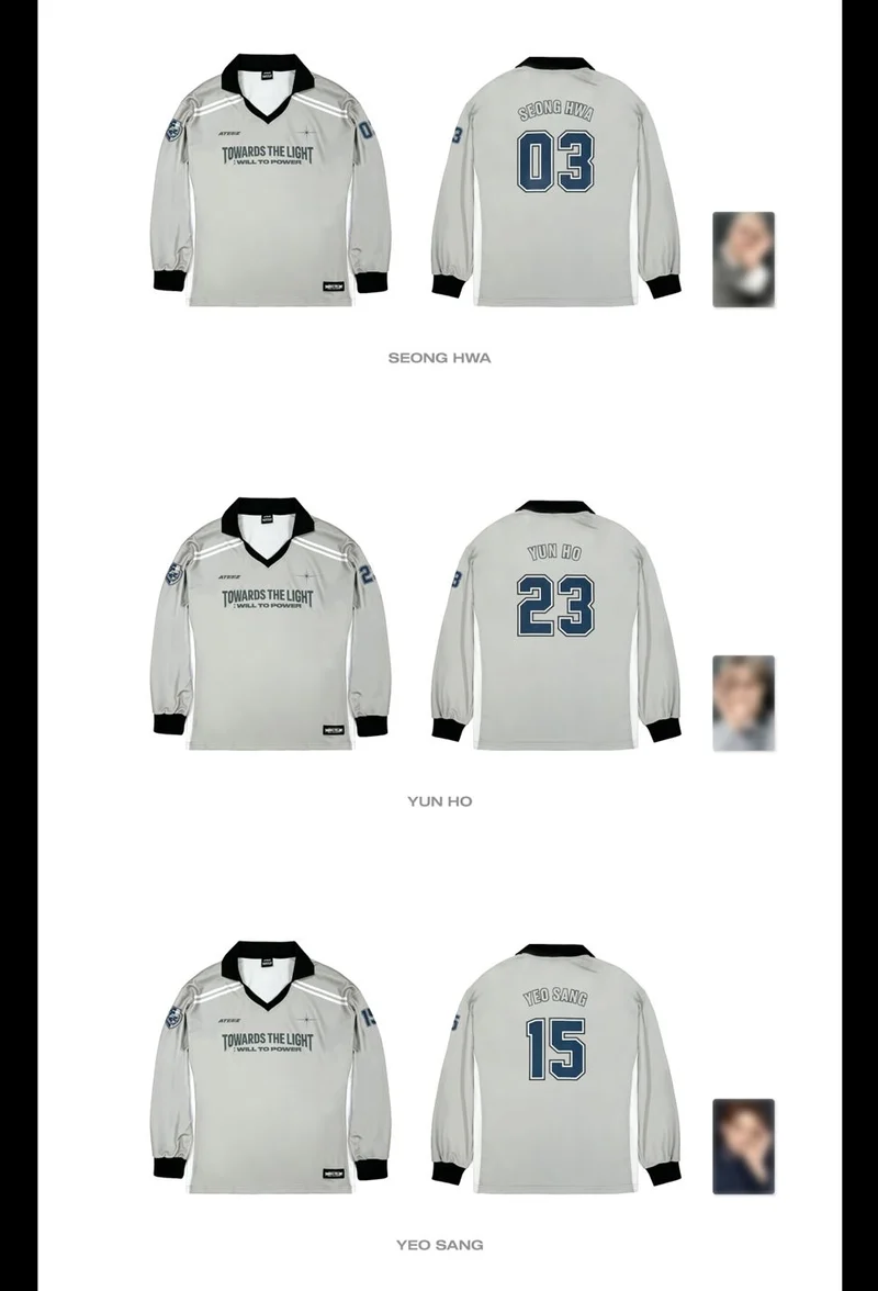 ATEEZ - REPLICA LONG SLEEVE ('2025 ATEEZ WORLD TOUR IN EUROPE' MD)