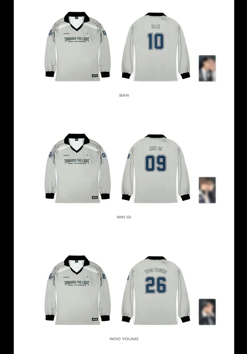 ATEEZ - REPLICA LONG SLEEVE ('2025 ATEEZ WORLD TOUR IN EUROPE' MD)